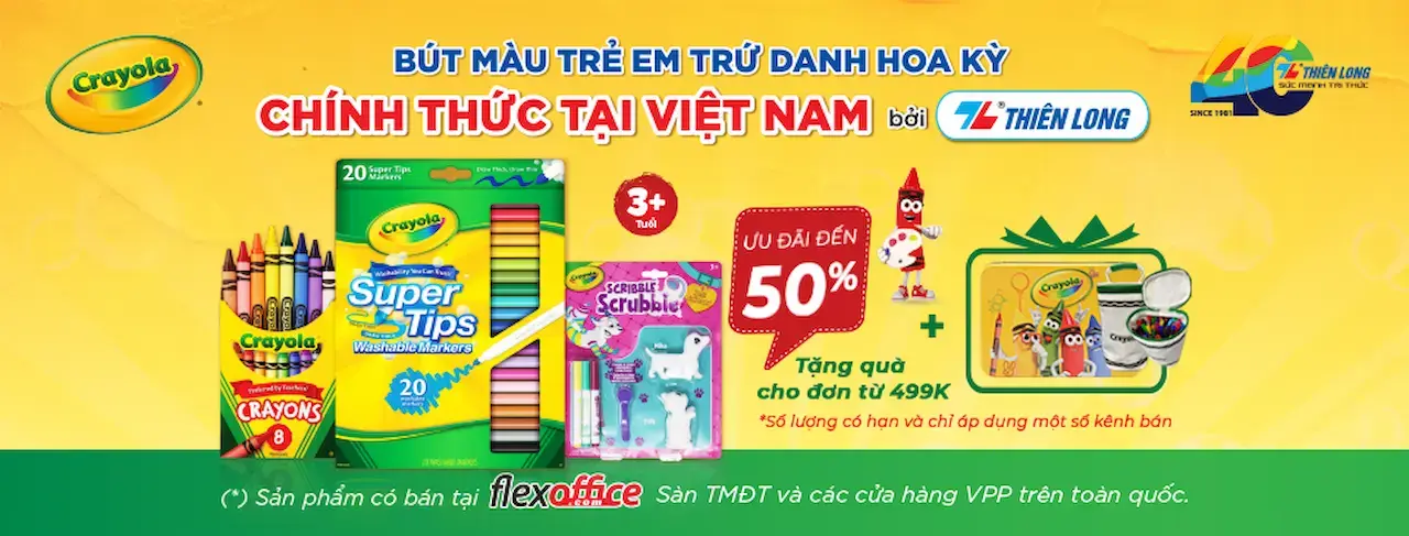 Crayola 1 Shop Cung Cấp Những Dòng Sản Phẩm Tối Ưu Nhất,với Màu Sắc Cực Chuẩn,nét Màu Cực Mịn, Đẹp Hơn Các Sản Phẩm Màu Thông Thường