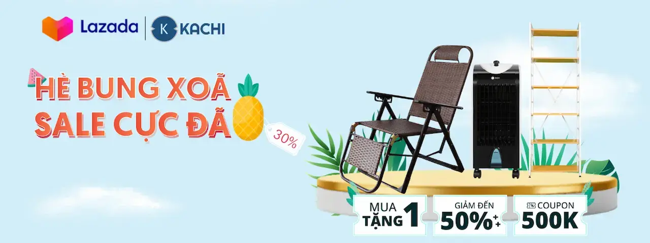 Kachi là thương hiệu Việt Nam ra đời 2017 đặt gia công lắp ráp tại Trung Quốc, Hàn Quốc hiện có mặt tại hầu khắp các hệ thống Siêu thị, Điện máy, trang thương mại điện tử uy tín như Điện Máy Xanh, Coopmart, Tiki … trên toàn quốc