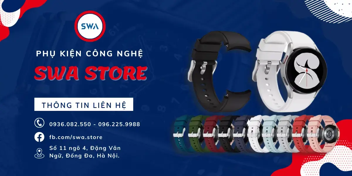 Swa Store 1 Cửa Hàng Chuyên Phân Phối Các Phụ Kiện Đồng Hồ Thông Minh Và Thiết Bị Công Nghệ Với Chất Lượng Hàng Đầu, Giá Cả Hợp Lý, Vận Chuyển Nhanh Nhất.