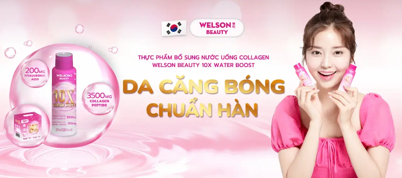 Welson Beauty mang đến cho bạn những sản phẩm được nghiên cứu kĩ lưỡng bởi các chuyên gia 10X Water Boost