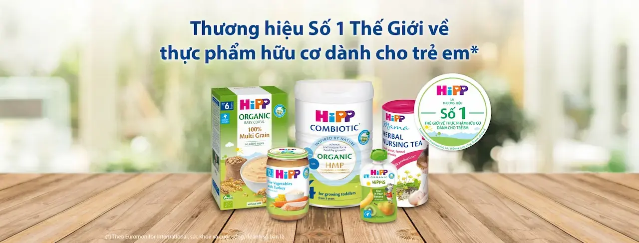 Chứng Nhận “Sữa Hipp Là Thương Hiệu Sữa Công Thức Hữu Cơ (Organic) Số 1 Tại Châu Âu” Được Công Nhận Bởi Tổ Chức Uy Tín Euromonitor International.