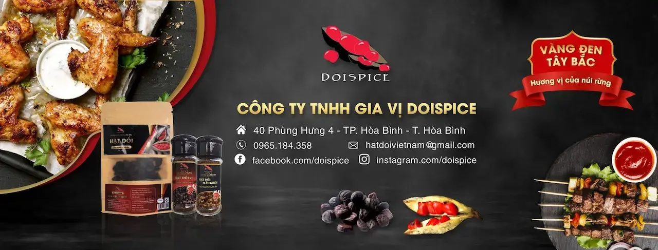 Công Ty Gia Vị Doispice 1 Thương Hiệu Chuyên Về Sản Xuất, Chế Biến Và Cung Cấp Các Loại Gia Vị Đặc Sản Miền Núi Phía Bắc Như Hạt Dổi, Mắc Khén, Mắc Mật, Hồi, Quế…