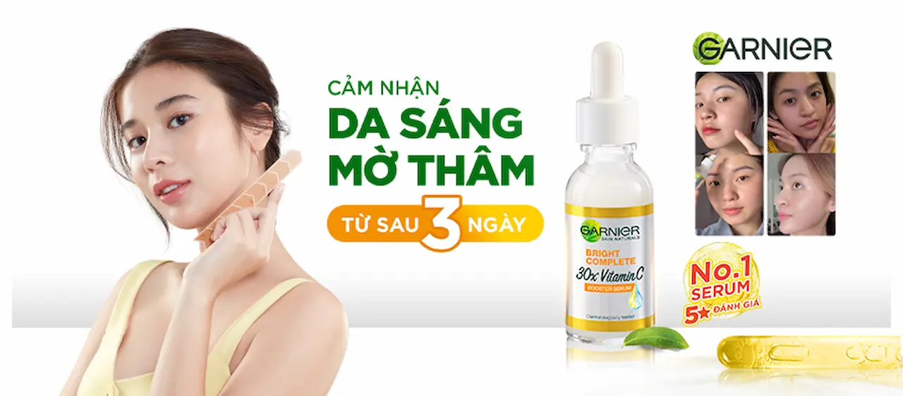 Garnier Vitamin C Serum Là Sản Phẩm Nhận Được Nhiều Đánh Giá 5-sao Nhất Trên Các Trang Thương Mại Điện Tử Kể Từ Khi Ra Mắt.