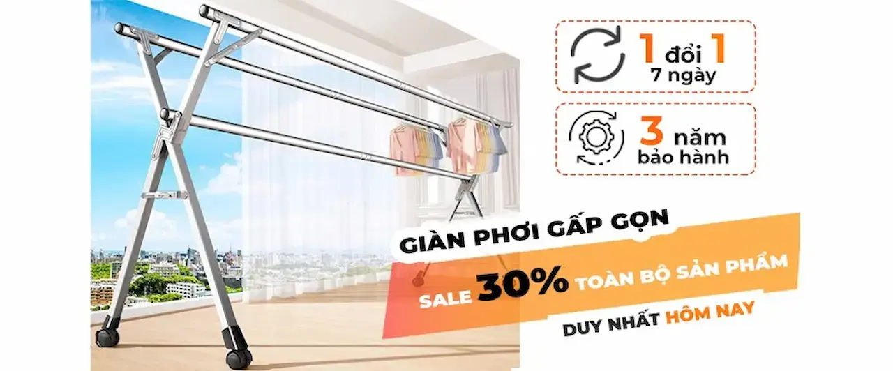 Giàn Phơi Avohome Được Ví Như 1 Bảo Bối Để Chiến Đấu Với Mùi Hôi, Mùi Ẩm Mốc Từ Quần Áo Do Thời Tiết Của Gia Đình Bạn.