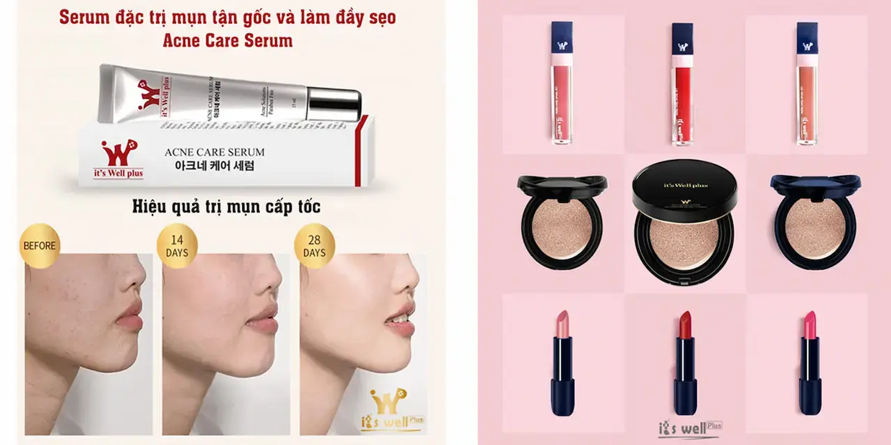 It Well Plus 1 Thương Hiệu Mỹ Phẩm Sản Phẩm  Son Thỏi, Sữa Rửa Mặt, Kem Nền Bb & Cc Cream Tục Phát Triển Những Sản Phẩm Có Chất Lượng, Hiệu Quả Và Là Những Sản Phẩm Được Làm Từ Các Thành Phần Thiên Nhiên.