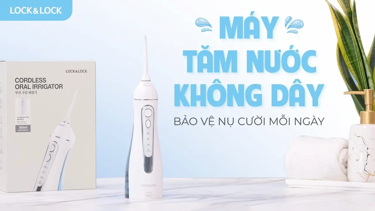 Máy Tăm Nước Smilesonic Là 1 Sản Phẩm Rất Tốt, Giá Chuẩn, Dùng Được Cho Mọi Thành Viên Trong Gia Đình Mình