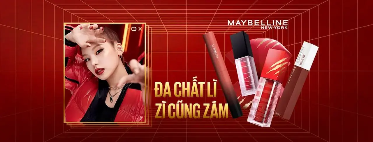 Maybelline New York Là Thương Hiệu Trang Điểm Số 1 Thế Giới, Maybelline New York Chính Thức Có Mặt Tại Việt Nam Từ Năm 2007 Và Nhanh Chóng Trở Thành Thương Hiệu Trang Điểm Hàng Đầu Ở Các Dòng Sản Phẩm Mascara, Kem Nền, Son Kem Lì…