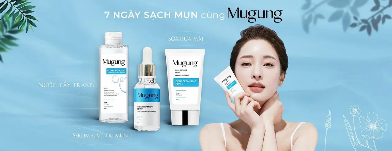 Mugung Là Thương Hiệu Mỹ Phẩm Từ Thiên Nhiên Với Tiêu Chí 7 Ngày Hết Mụn – Chúng Tôi Can Kết Tất Cả Sản Phẩm Tuyệt Đối An Toàn Sức Khỏe Và Hiệu Quả Cho Người Tiêu Dùng.