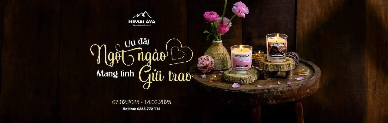 Himalaya Nến thơm Black Cherry  Hương anh đào chín mọng, vừa ngọt vừa sâu lắng, như cảm giác khi yêu – đầy đam mê nhưng cũng dịu dàng khó quên.