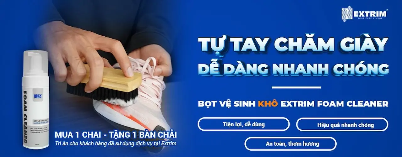 Extrimvn 1 Dịch vụ Chăm sóc, Bảo dưỡng, Custom, Sửa chữa Giày & Túi Chuyên Nghiệp – Nhanh Chóng – Tiện Lợi