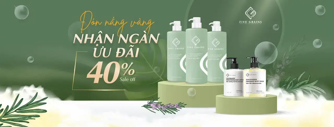 Five Grains Tự Hào Là 1 Thương Hiệu Organic Với Những Sản Phẩm Chăm Sóc Cơ Thể Toàn Diện: Dầu Gội Đầu, Dầu Xả, Sữa Tắm, Sữa Dưỡng Thể Được Làm Từ Các Thành Phần Có Trong Tự Nhiên!