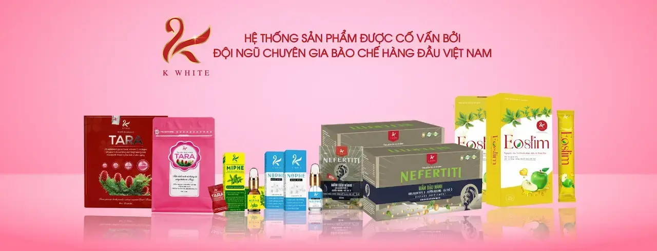 K White Chúng Tôi Vẫn Đang 1 Cách Nỗ Lực Từng Ngày Để Chăm Sóc Sức Khỏe, Sắc Đẹp Chủ Động Từ Bên Trong, Tiện Lợi Cho Mọi Gia Đình Việt.