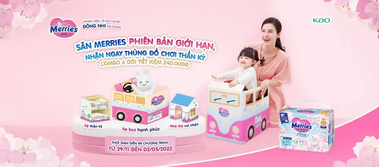 Merries Không Chỉ Là Một Chiếc Tã, Nó Được Thiết Kế Để Trở Thành 1 Sản Phẩm Dành Dành Riêng Cho Bé Sẽ Mang Lại Niềm Vui Từ Những Hình Ảnh Dễ Thương,