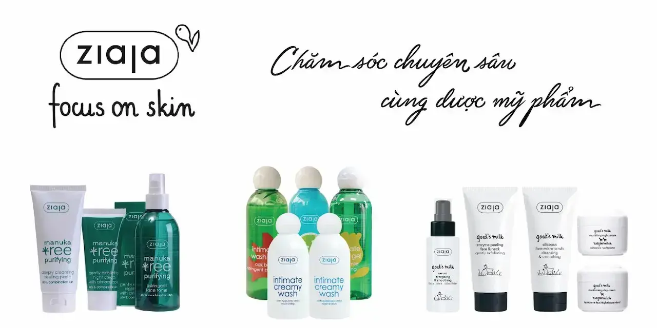 Ziaja Baniphar Là 1 Thương Hiệu Dược Mỹ Phẩm Nổi Tiếng Đến Từ Ba Lan Với Dây Chuyền Sản Xuất Đặt Tại Các Nhà Máy Lớn Ở Châu Âu.