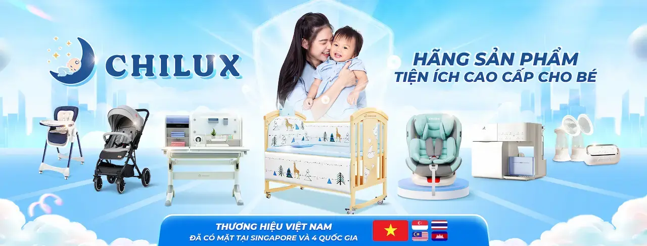 Chilux 1 sản phẩm tiện ích dành cho bé tiên phong tại Singapore và nhiều quốc gia khác như Malaysia, Thái lan, Việt Nam