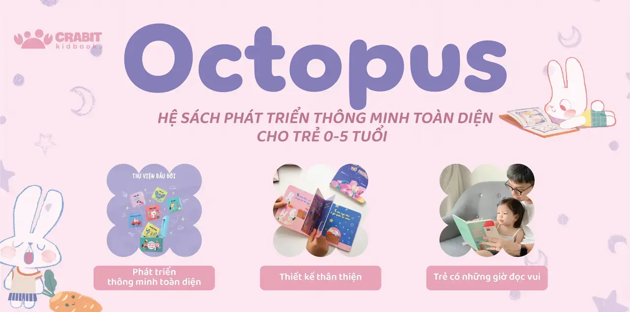 Crabit Kidbooks Nhà phát hành sách đồng hành cùng giai đoạn phát triển của trẻ từ 0 – 12 tuổi