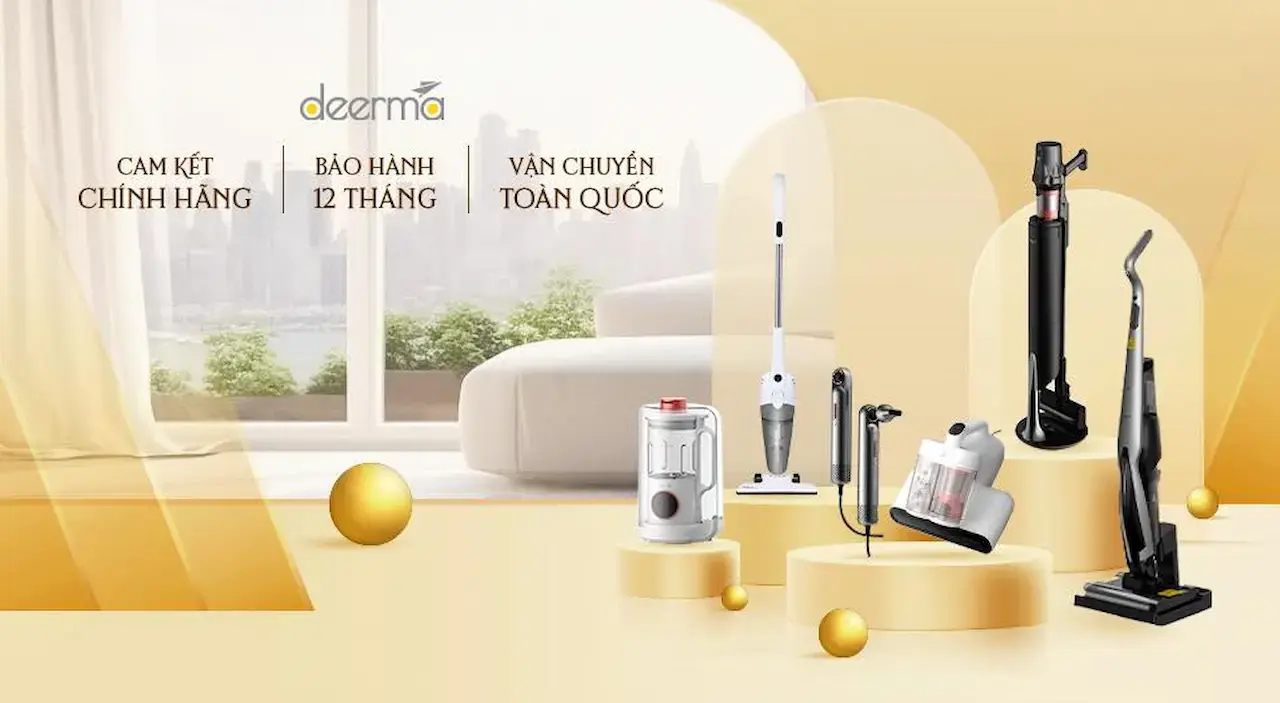Deerma 1 Cung cấp thiết bị gia dụng thông minh hướng tới sự hiện đại, tiện nghi và sang trọng