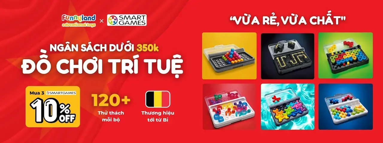 Funnyland hệ thống đồ chơi an toàn dành cho trẻ em 1 thương hiệu đồng hành cùng hàng triệu trẻ em Việt trong từng giai đoạn phát triển