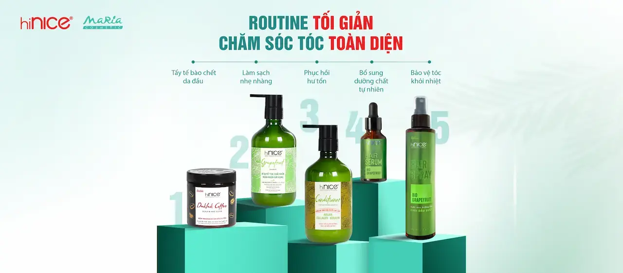 hiNICE thuộc Công ty TNHH Mỹ Phẩm Maria với các dòng sản phẩm đạt hiệu quả cao, an toàn 1 thân thiện