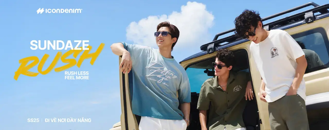 Icondenim Mang 1 tinh thần ‘Enjoy Life’ vào cuộc sống hằng ngày với ICONDENIM® ngay hôm nay!