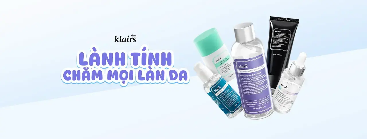 Klairs dearklairs_vietnam  với những thành phần cần thiết mà hiệu quả nhất dưới 1 sự đảm bảo của các chuyên gia da liễu